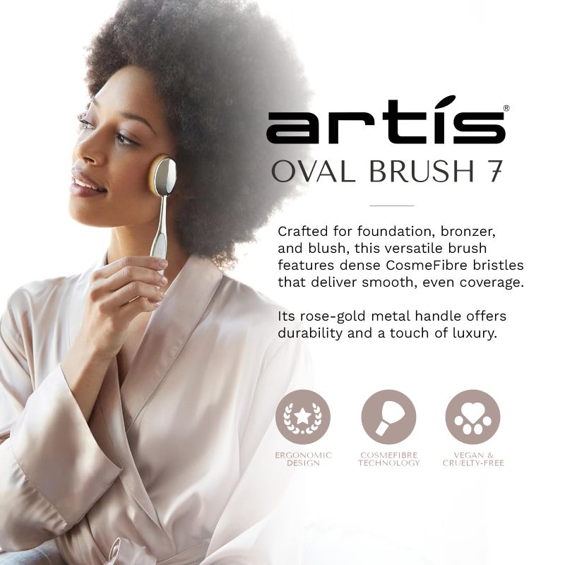 Artis Elite Oval Brush 7 - Mirror, 1 Pc Makeup Brush - Image 2